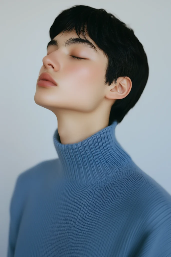 The Blue-Clad Man